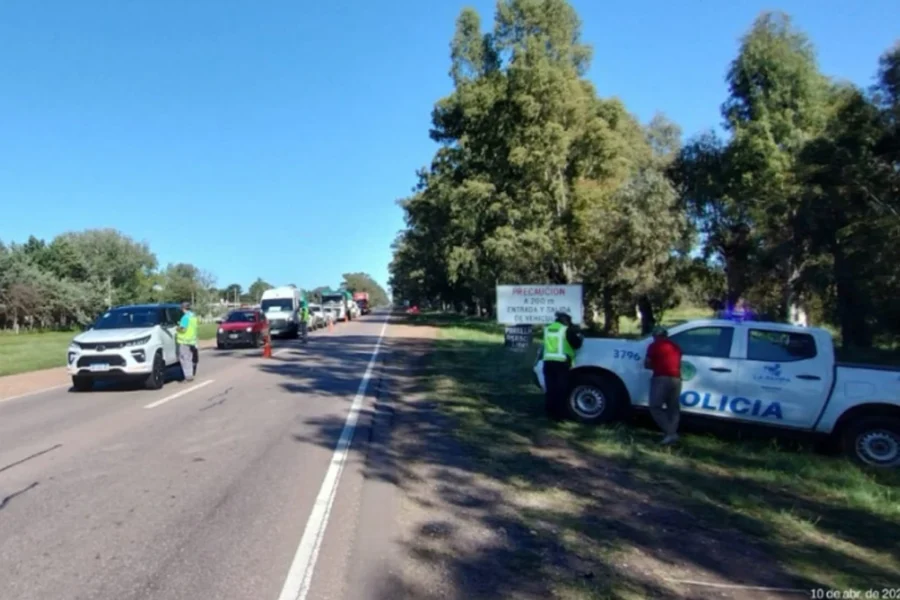 Controles viales en La Pampa: casi 1.700 alcoholemias, positivos y sanciones por exceso de velocidad