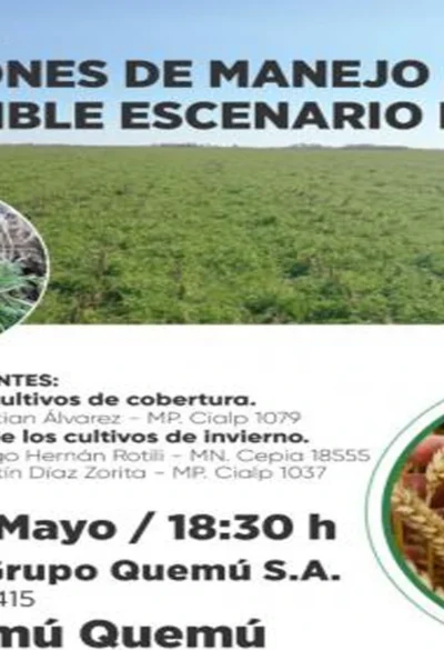 Convocan en Quemú a una jornada técnica para analizar decisiones de manejo hídrico