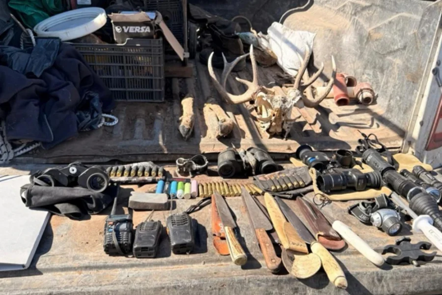 La Pampa: Desarticulan red de caza furtiva, faena ilegal y transporte irregular de carne