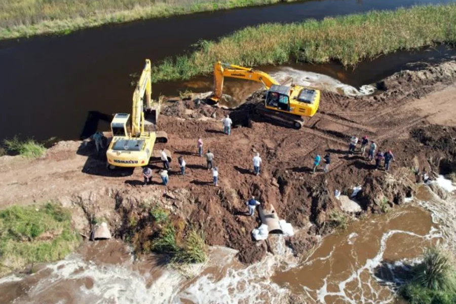 La Pampa y Buenos Aires coordinan obras en el Meridiano V