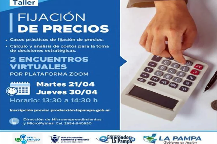 Producción lanzó un taller virtual de fijación de precios
