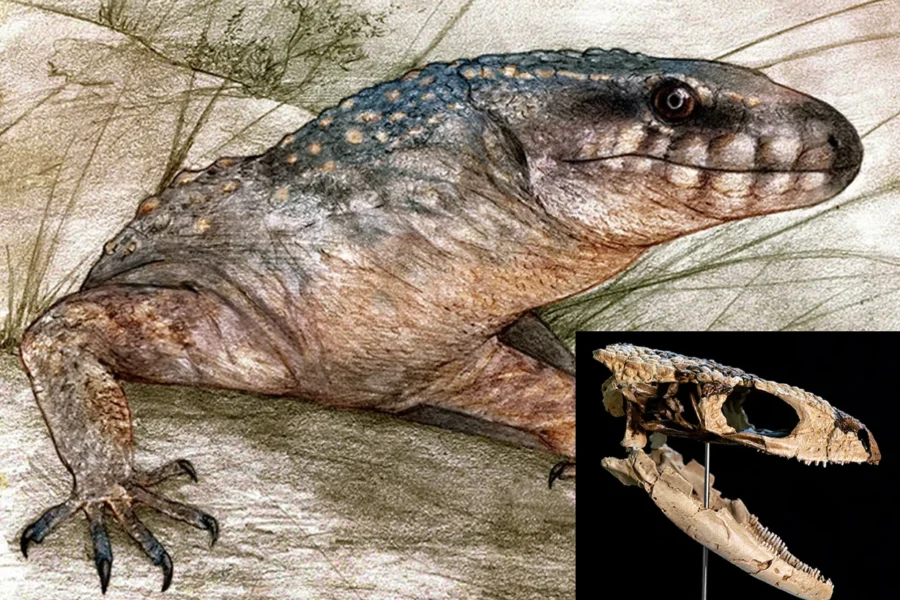 Hallan en Río Negro un lagarto de 70 millones de años y logran su reconstrucción digital