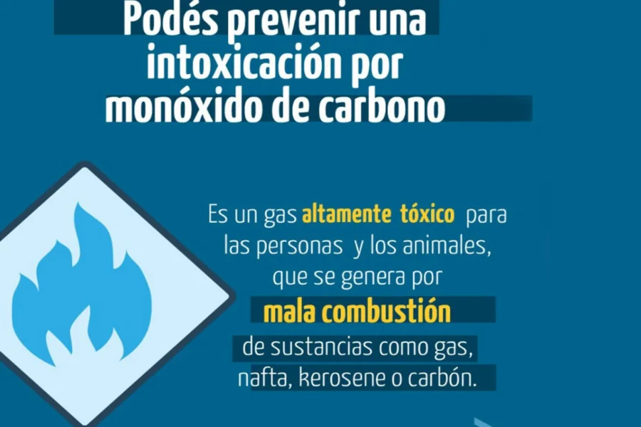 Monóxido de carbono: medidas esenciales para prevenir intoxicaciones