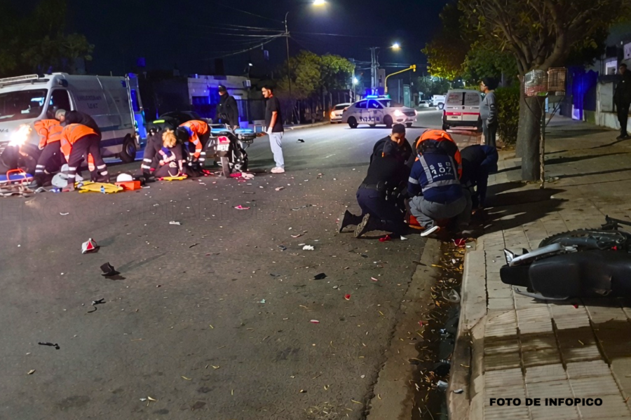 Identifican víctima fatal en choque frontal de motos