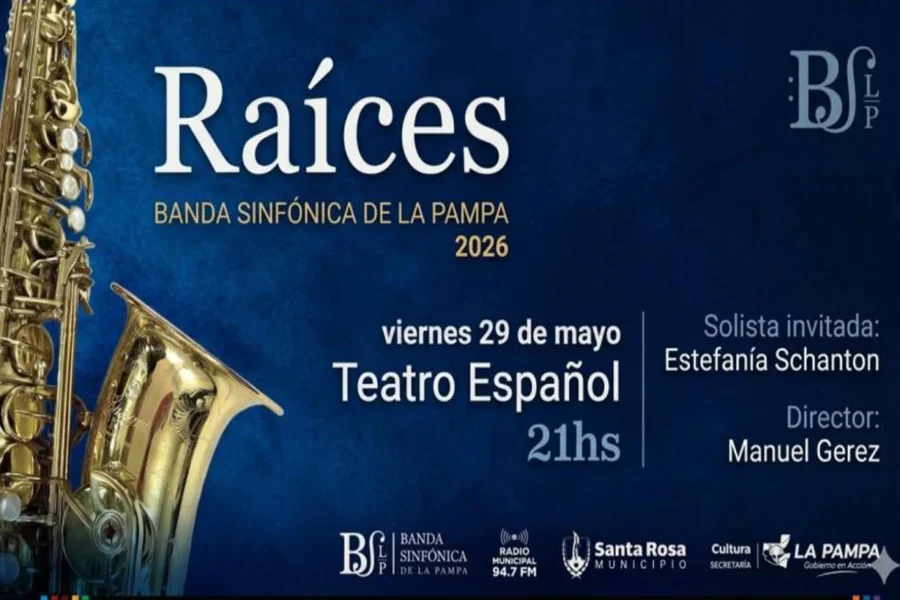 La Banda Sinfónica de La Pampa llega al Teatro Español con “Raíces”