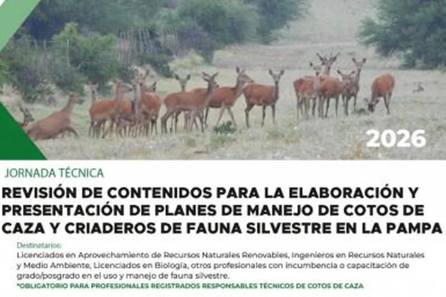 La Pampa: jornada técnica para revisar el manejo de cotos de caza y fauna silvestre