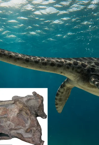Hallan en Chubut el cráneo de un reptil marino que vivió hace 66 millones de años