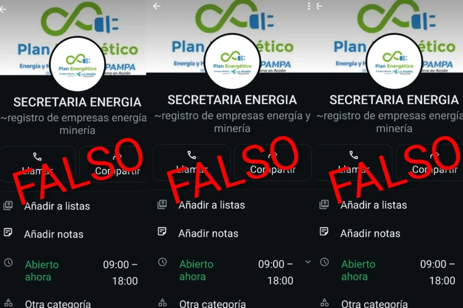 Intentan estafas telefónicas utilizando el nombre de la Secretaría de Energía y Minería