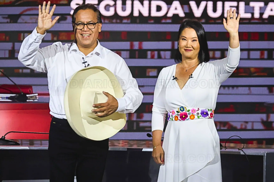Perú elige presidente entre Keiko Fujimori y Roberto Sánchez