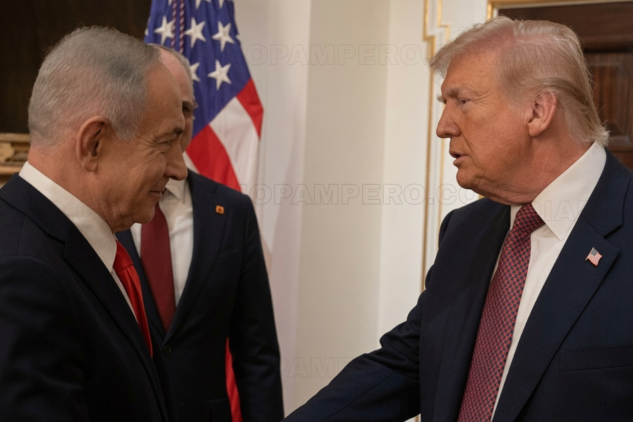 Trump llama loco a Netanyahu y que lo está salvando de la cárcel