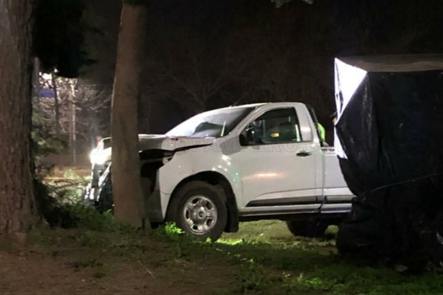 Santa Rosa: Choque entre camioneta y auto en avenida Perón