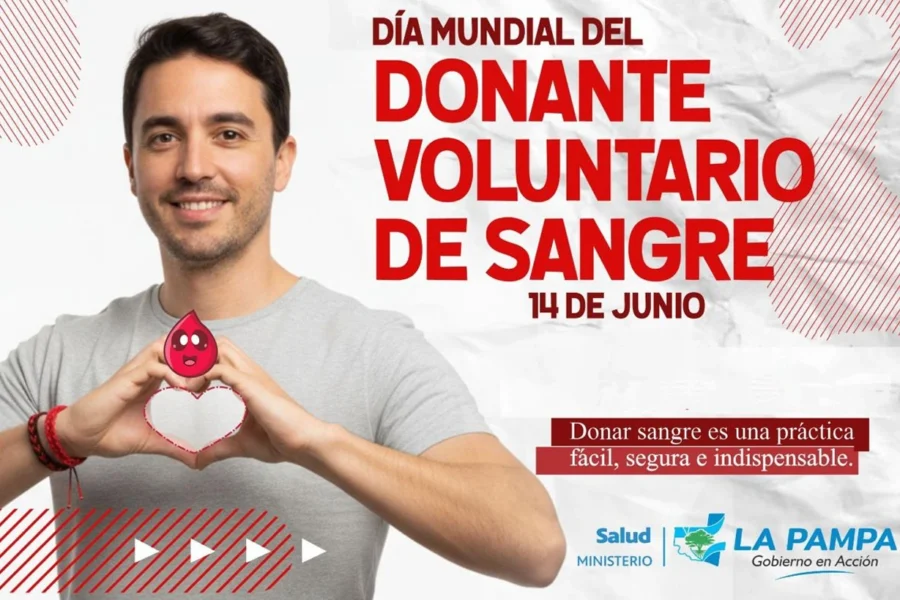 Salud destacó el crecimiento de la donación voluntaria de sangre en La Pampa