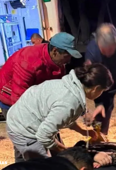 Rescate extremo en Victorica: salvan a joven que cayó 60 metros