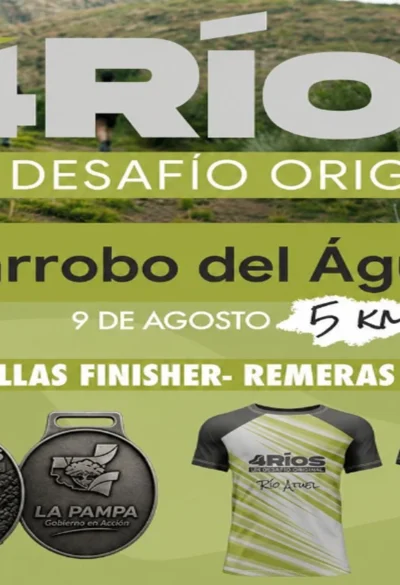 «4 Ríos» inicia su recorrido en La Pampa con una travesía en el Atuel
