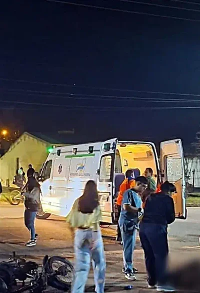 Alvear: dos menores resultaron heridos tras chocar en motocicleta