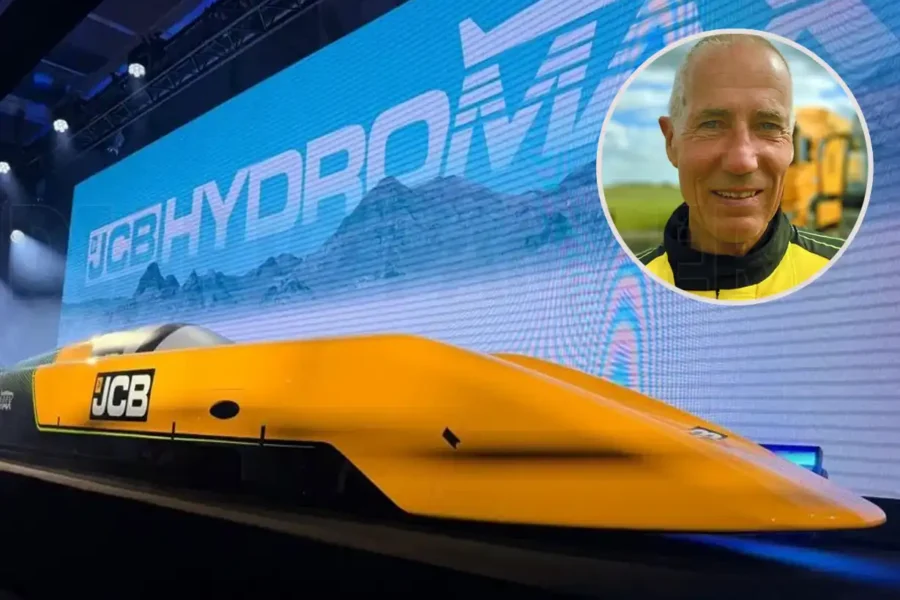 Auto de hidrógeno a 653 km/h y establece nuevo récord mundial