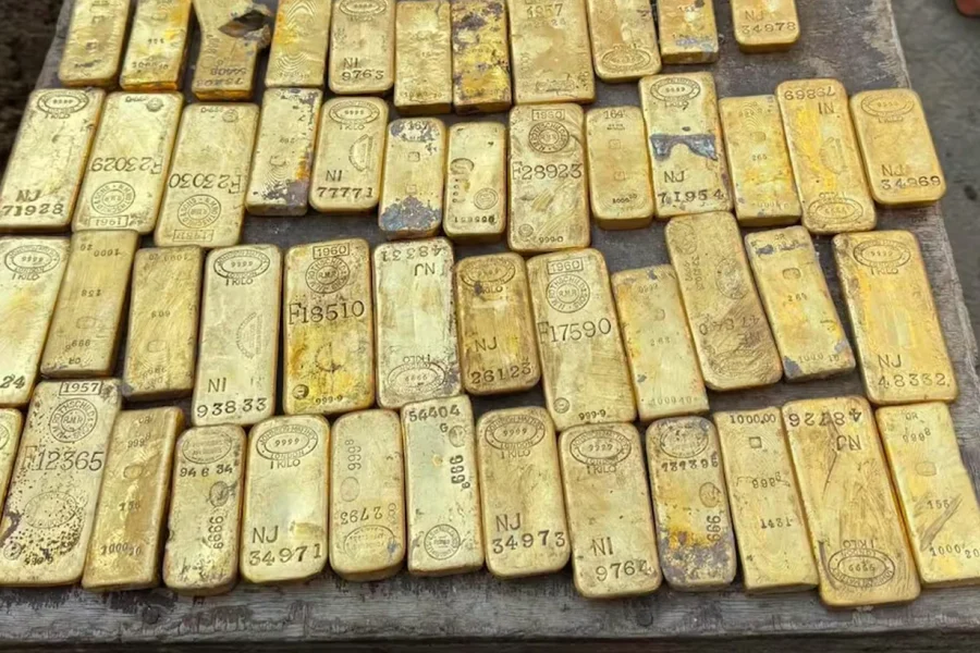 Estudiante halló 49 lingotes de oro en Bélgica