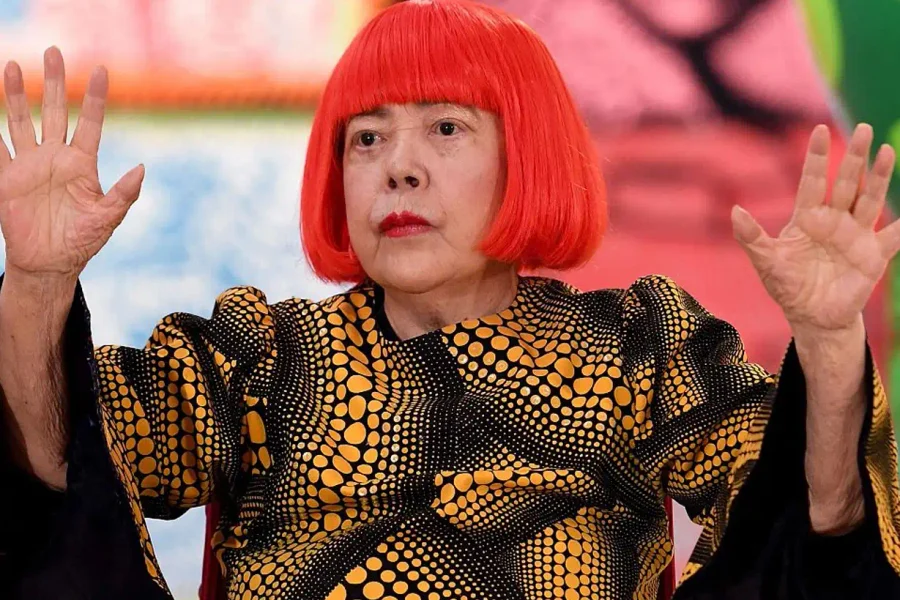 Falleció Yayoi Kusama a los 97 años en Tokio