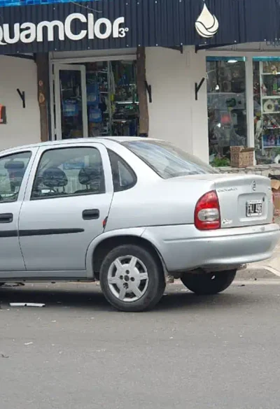 General Pico: el casco salvó la vida de un motociclista