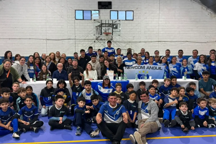 Anguil suma iluminación LED en la cancha auxiliar del Club Anguilense
