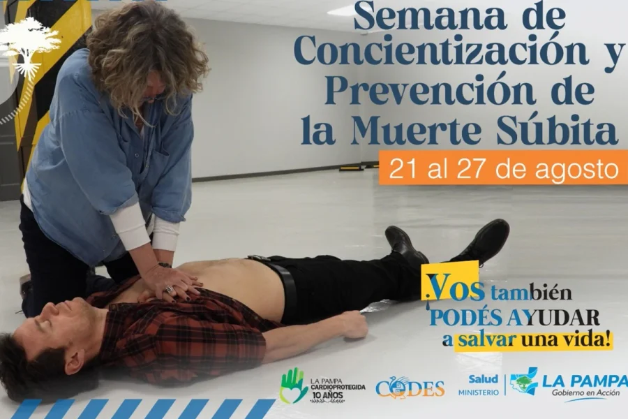 La Pampa refuerza la prevención de la muerte súbita