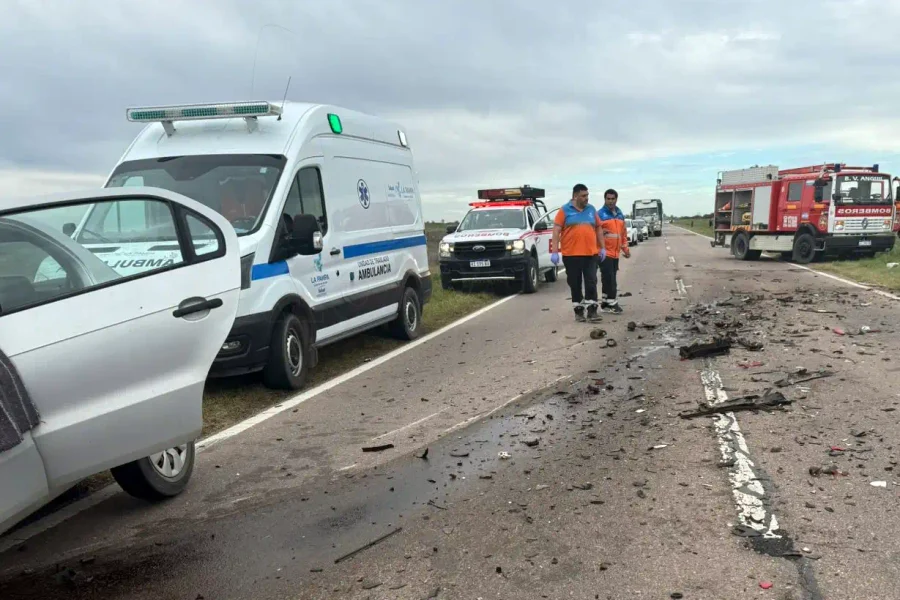 Choque fatal: un muerto y un herido grave cerca de Anguil